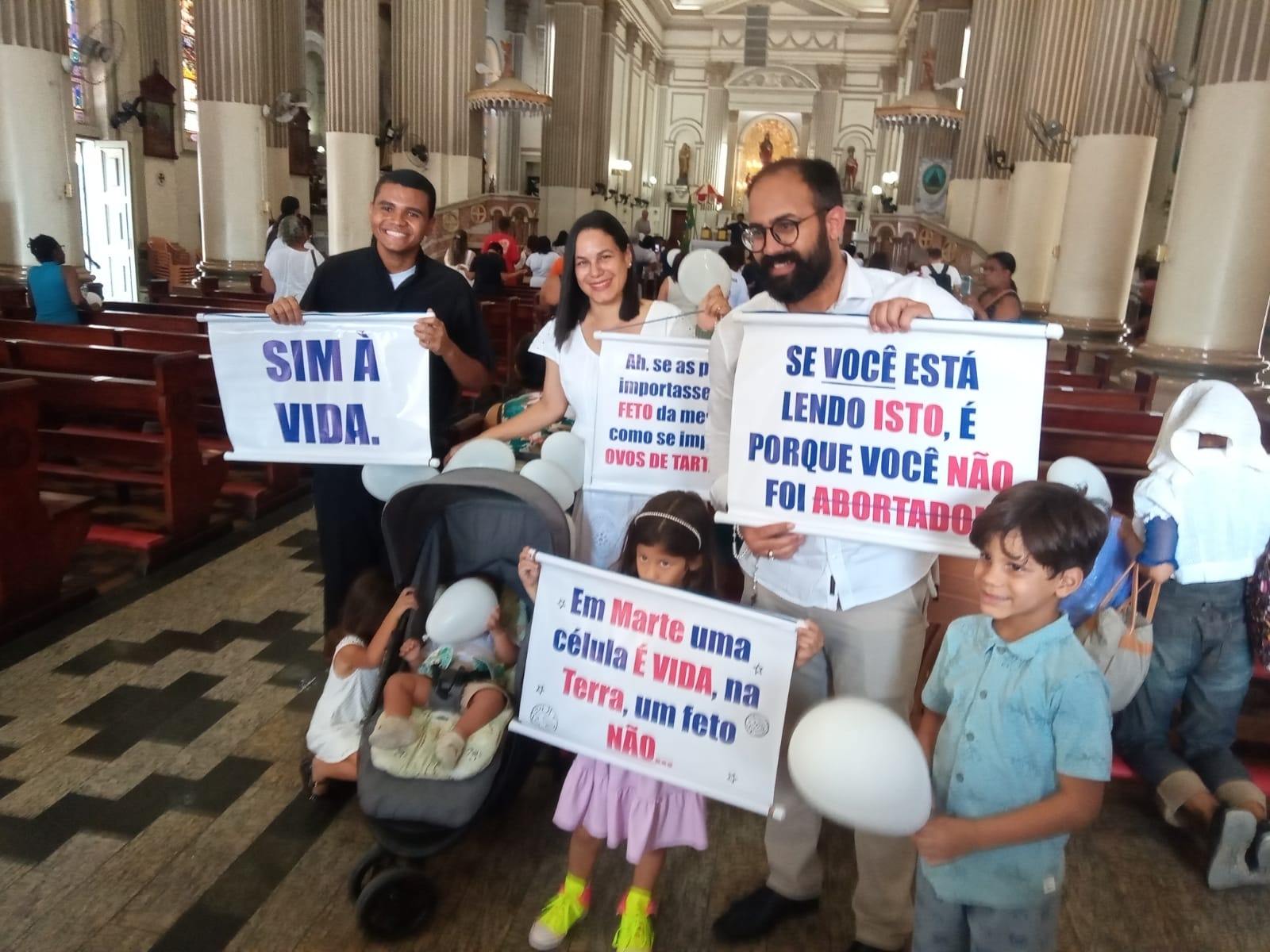 Comunidade Alegria Da Cruz E Pastoral Familiar Promovem Terço E Caminhada No Dia Do Nascituro Em 