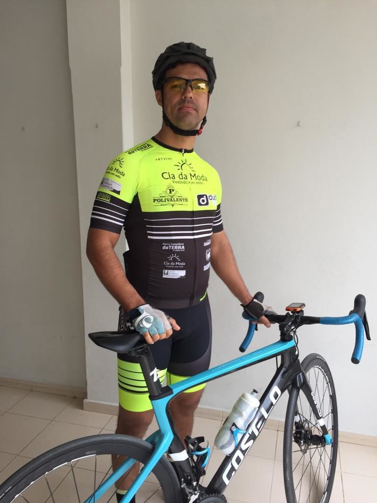 Cabo da PM compete na Prova Ciclística do Santíssimo Salvador e fica em 11º lugar