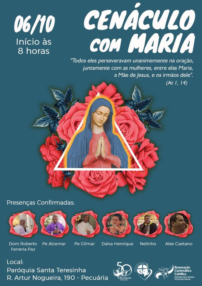 Paróquia Santa Teresinha organiza Cenáculo com Maria