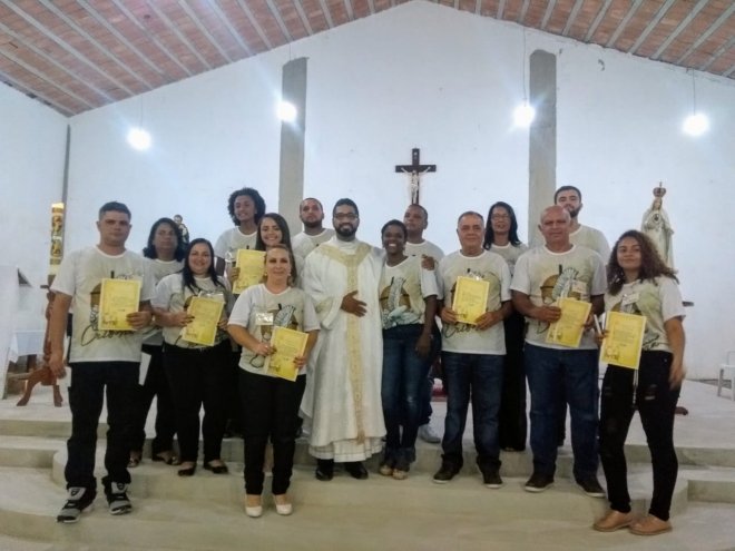 Paróquia São Vicente de Paulo tem novos cristãos decididos