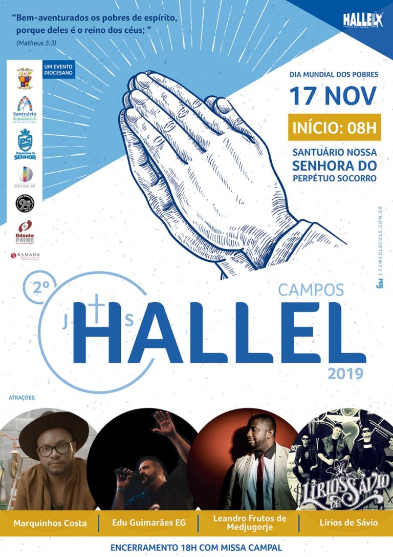 Diocese de Campos organiza o 2º Hallel e Dia Mundial dos Pobres no Santuário Nossa Senhora do Perpétuo Socorro