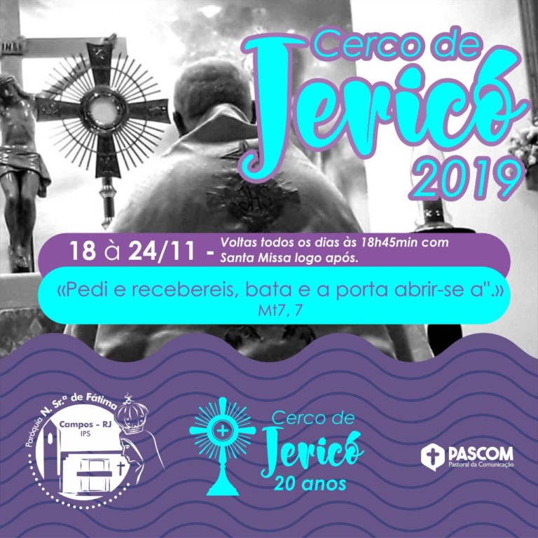 Paróquia Nossa Senhora de Fátima no IPS realiza o 20º Cerco de Jericó