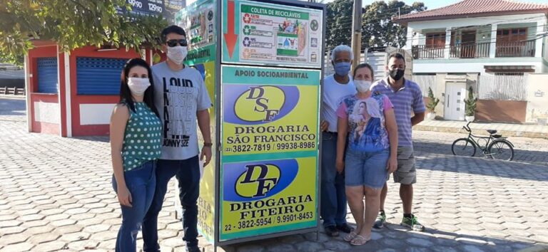 Pastoral da Cidadania instala mais um ponto de Coleta Seletiva em Itaperuna