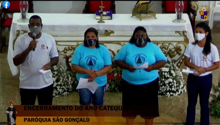 Pastoral da Iniciação Cristã realiza live de encerramento do ano catequético na Paróquia São Gonçalo