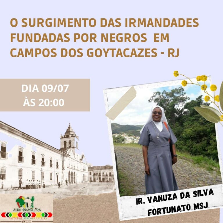 Irmandades Católicas em Campos será tema de live da Pastoral Afro-brasileira