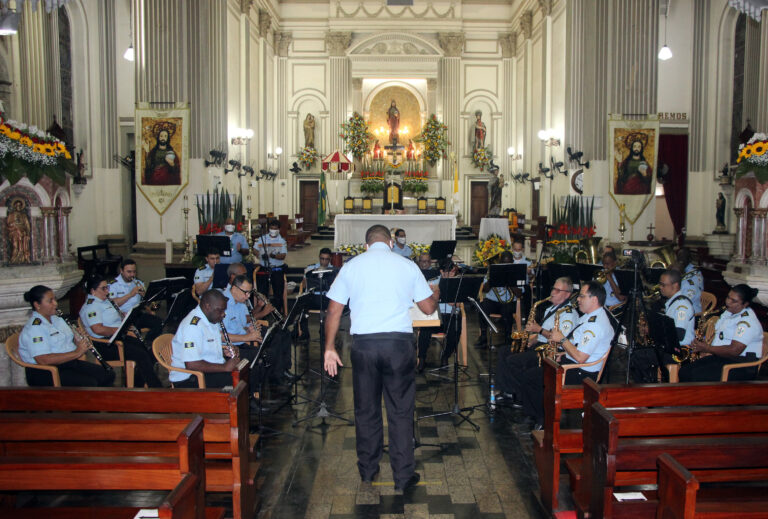 Banda da Guarda Municipal apresenta live na Festa do Santíssimo Salvador