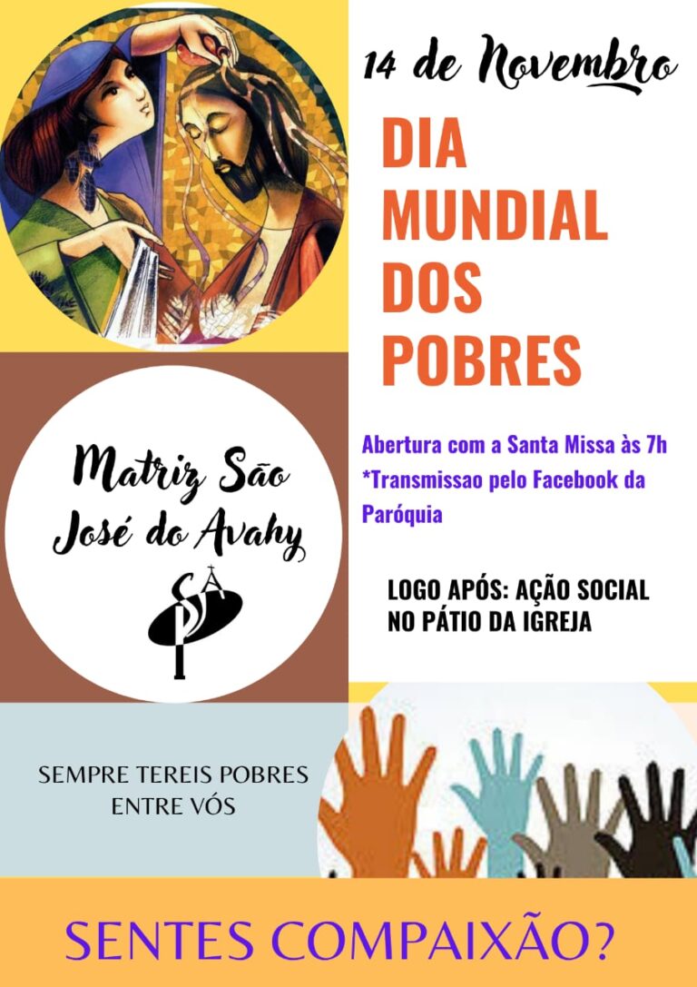 Paróquia São José do Avahy promoverá ações sociais no Dia Mundial do Pobre