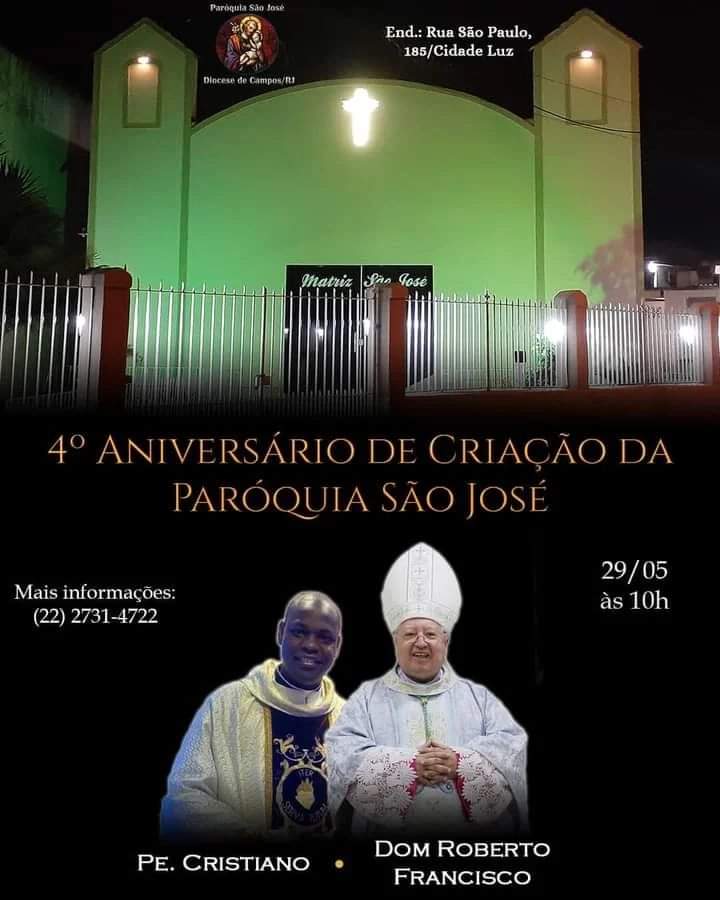Paróquia São José comemora quatro anos de ereção canônica