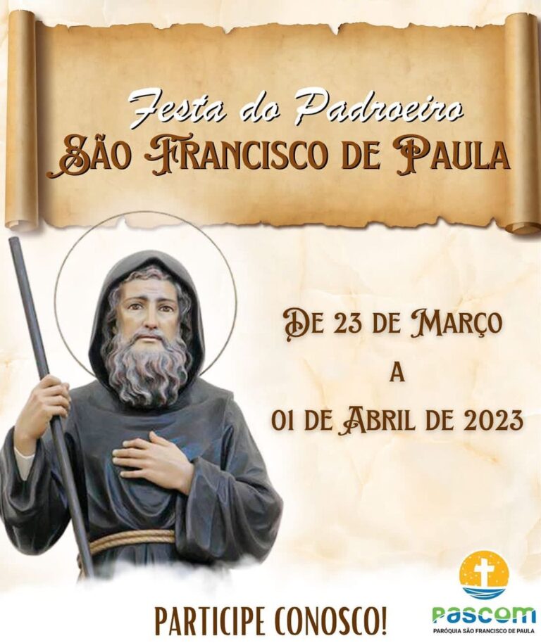Novenário de São Francisco de Paula começa na quinta-feira em São Francisco de Itabapoana