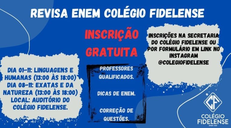 Cidadania: Colégio Tudense promove reforço para estudantes a postarem chame do Enem