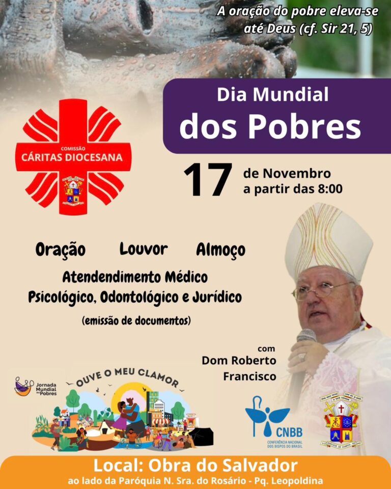 Diocese de Campos promoverá o VIII Dia Mundial dos Pobres nos Vicariatos Norte e Noroeste