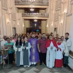 Membros da Comissão da RCC participam de Missa no Santuário Diocesano de Adoração