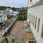 Preparação Centenário: Matriz São José do Avahy inicia obras de troca do telhado