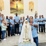 Imagem peregrina de N S de Fátima visits Paróquia de Morro do Coco
