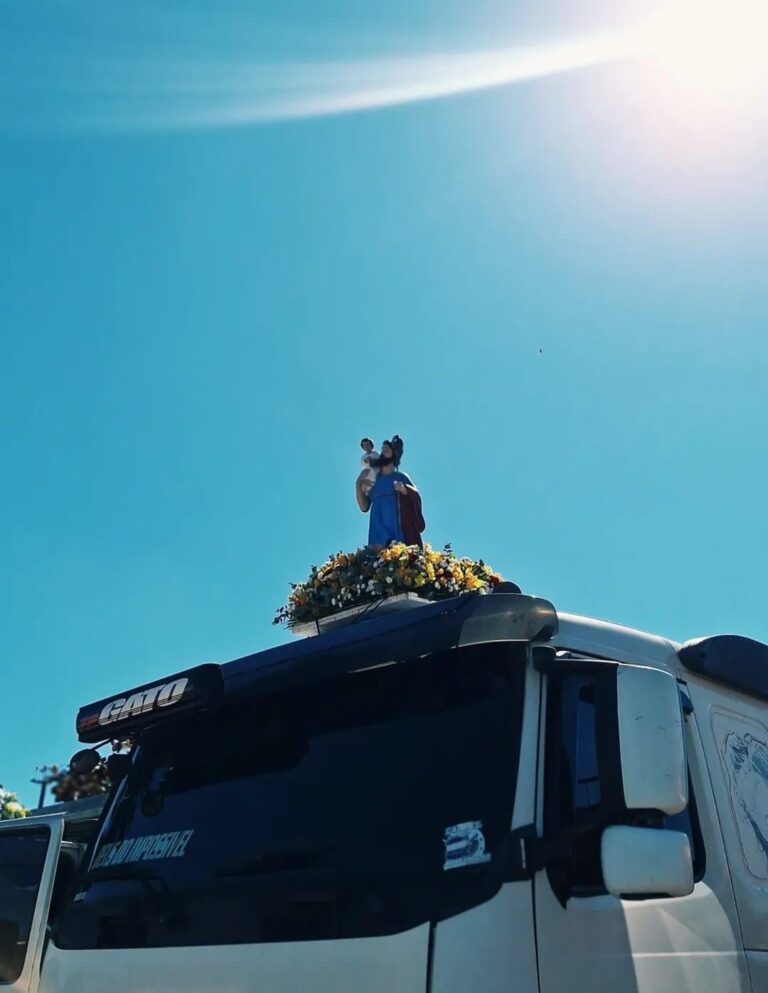 Motoristas percorrem caminho de Santo Amaro numa romaria de esperança