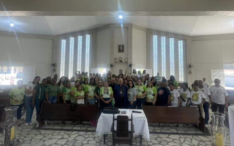 Representantes da Pastoral da Criança participam de encontro no distrito Travessão