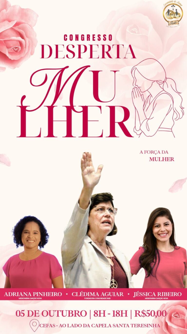 Comunidade de Aliança Rabi está com inscrições para o Congresso Desperta Mulher