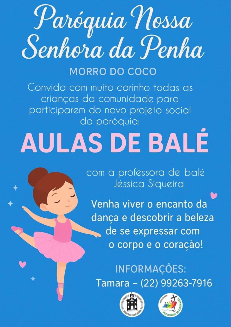 Paroquia de Morro do Coco abre inscrição para aulas de Balé