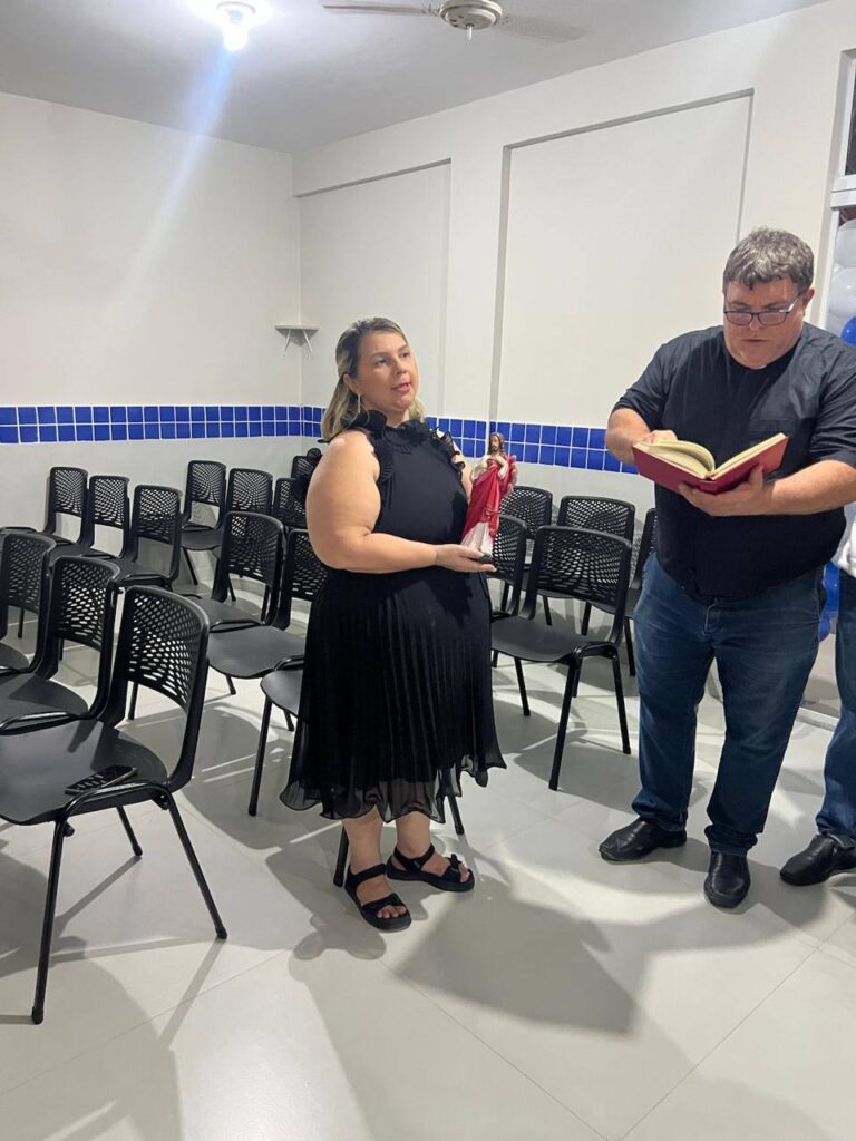 Padre José Maurício abençoou unidade de saúde em Morro do Coco