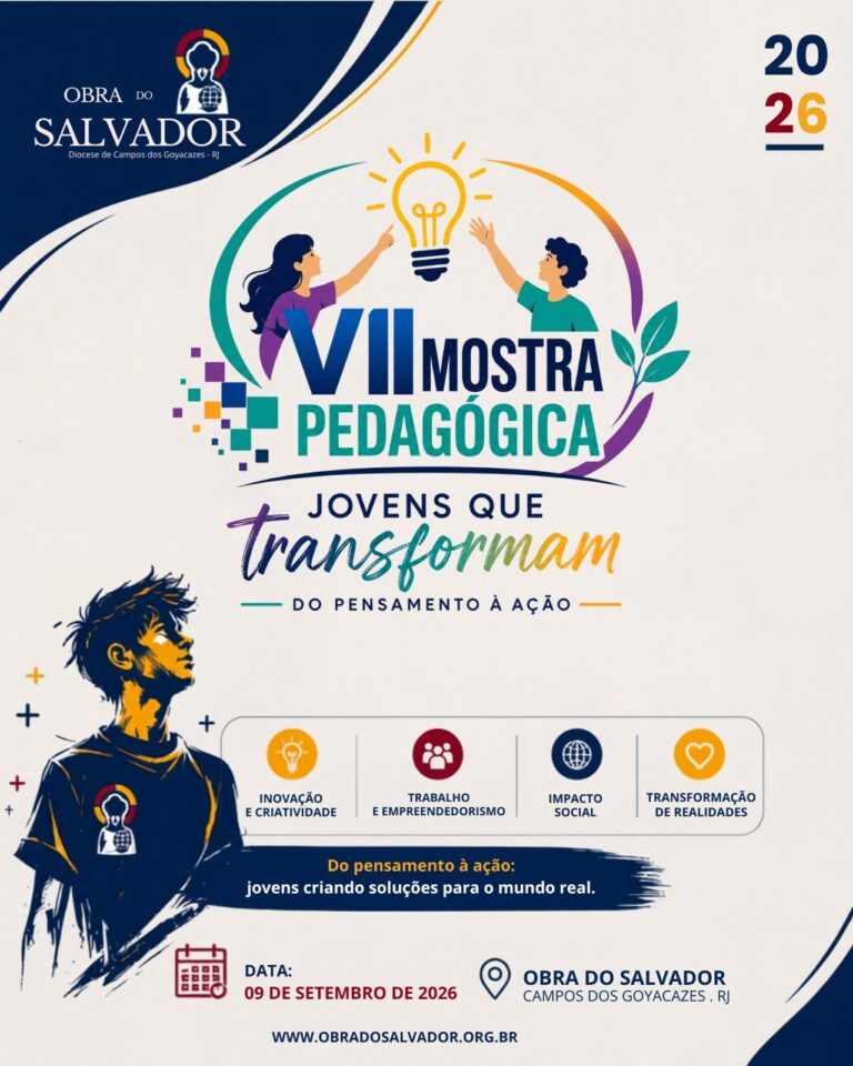 Obra do Salvador vai promover a VII Mostra Pedagógica no próximo dia 9 de setembro, com foco em inovação e protagonismo juvenil