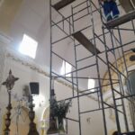 Paróquia São Sebastião inicia obra emergencial no forro e lança campanha de restauração da Igreja Matriz